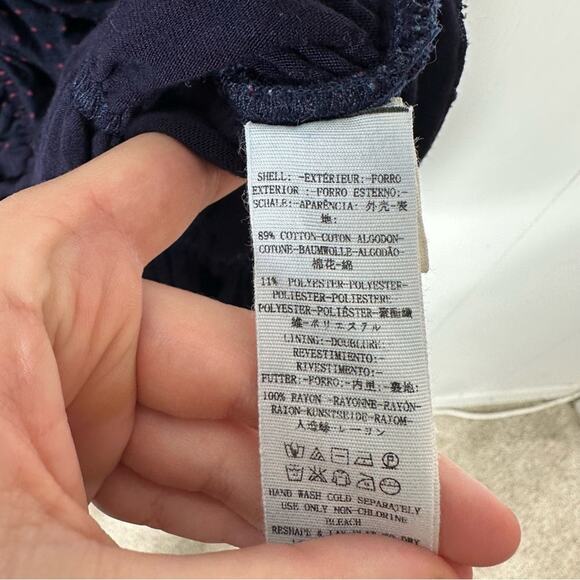 Free People Polka Dot Ruched Mini Dress Size XS - Picture 4 of 9